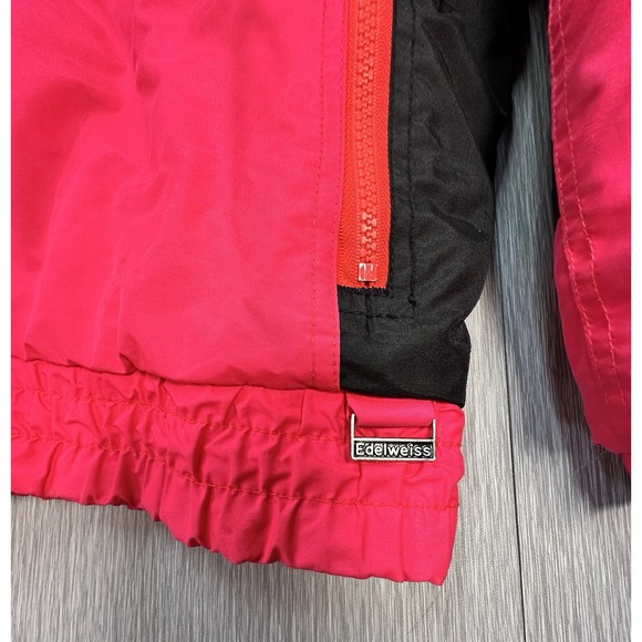 VTG Edelweiss Ski Wear Mens Jacket XL Full Zip Colorblock Multicolor Retro - Picture 4 of 13